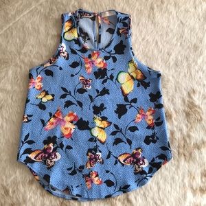Renee C. Tops - Pretty butterfly sleeveless blouse Renee C. Tops - Pretty butterfly sleeveless blouse